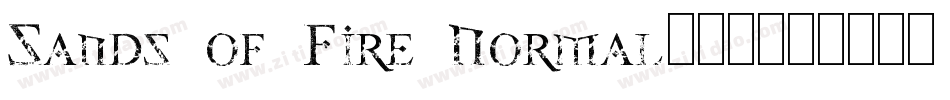 Sands of Fire Normal(1)字体转换